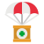 Entrega por paracaídas icon