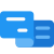 Cheque book leaves for money withdrawal from bank account icon