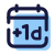 Plus 1 Tag icon