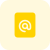 Contact card organizer icon