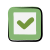 Ausgefüllte Checkbox icon