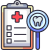 Dental checkup icon