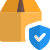 Delivery protection of an item being ship icon