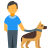 Мужчина с собакой icon