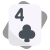 46 Four of Clubs icon