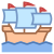 Großes Segelschiff icon