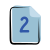 Deux pages icon