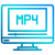 Mp4 icon