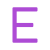 E icon