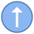 圈向上 icon