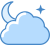 Notte Parzialmente Nuvolosa icon