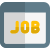 Job seeking website isolated on a white background icon