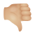 拇指向下-中浅肤色 icon