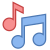 Музыкальные ноты icon