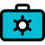 Business software maintenance and configuration setting icon