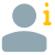 Information of an online user I button placement icon