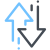 화살표를 정렬 icon