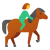 Женщина на лошади icon