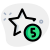 杰出表现投票绿色塔尔复兴的外部五星级评级 icon