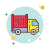 Camion container icon