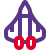 High velocity space shuttle for exploring planets icon