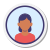 Benutzer-weiblicher Kreis-Hauttyp-2 icon