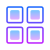 quatro quadrados icon