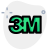 3M an american multinational conglomerate corporation company icon