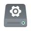 디스크 설정 icon