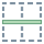 Bordure horizontale icon