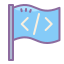 drapeau de programmation icon