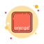 橙色电视 icon