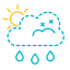 Teilweise bewölkt & Regen icon