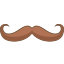 Moustache en croc icon