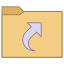 シンボリック リンクのディレクトリ icon