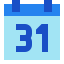 Calendario 31 icon