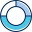 35-pie graph icon