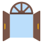 entrada principal aberta icon