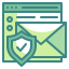 Secured E-mail icon