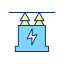 Power Transformer Blue And Yellow icon