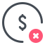 Delete Dollar icon
