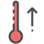 Thermometer Up icon