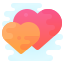 Dos corazones icon