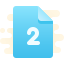 Deux pages icon