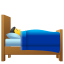 persona a letto icon