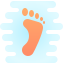 rechter Fußabdruck icon