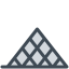 Piramide del Louvre icon