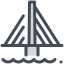 Schrägseilbrücke icon