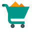 Carrito de la compra cargado icon