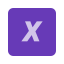 Координата X icon